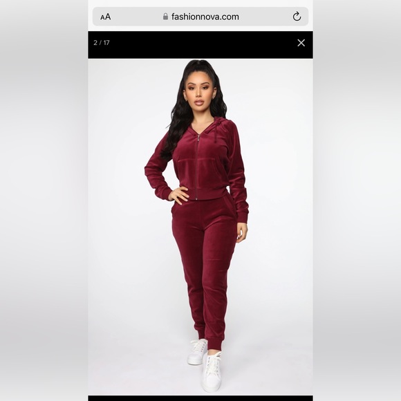 The original trendsetter set Burgundy - Picture 3 of 3